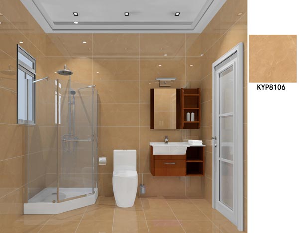 金艾陶瓷磚應(yīng)用效果:大瀝碧桂園·華府02戶型裝修效果鑒賞