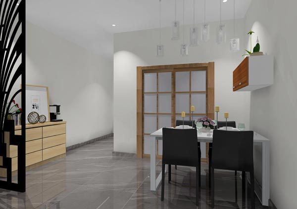 金艾陶家裝：佛山燈湖華府90㎡現(xiàn)代簡約裝修效果鑒賞