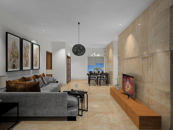 金艾陶家裝:佛山燈湖華府90㎡現(xiàn)代簡(jiǎn)約裝修效果鑒賞