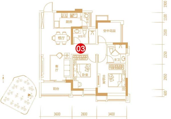 金艾陶家裝:佛山保利紫山國(guó)際115㎡歐式風(fēng)格裝修鑒賞