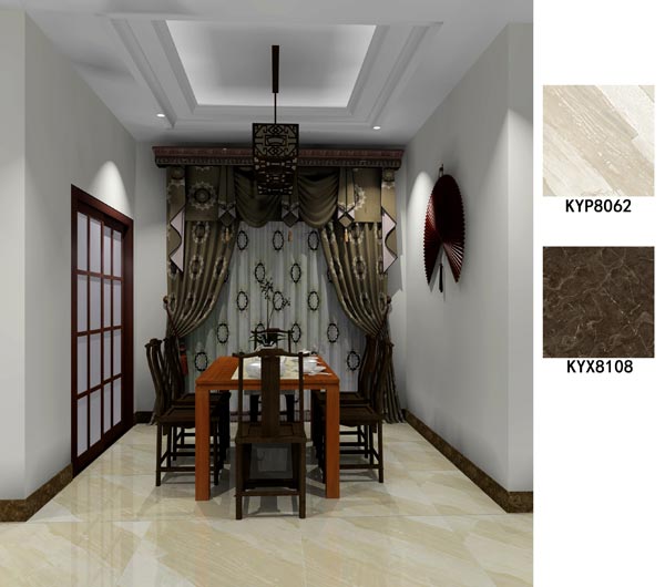 金艾陶家裝:佛山保利紫山國際115㎡中式風格裝修鑒賞