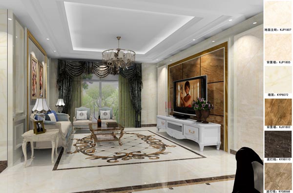 金艾陶家裝:天津廊坊塞納榮府148㎡簡歐風(fēng)格裝修鑒賞