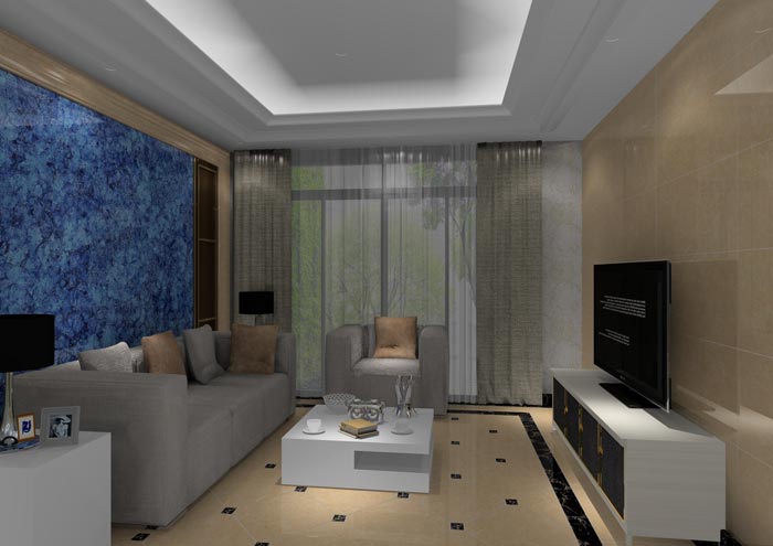 金艾陶家裝:佛山丹灶 桂丹頤景園80㎡簡(jiǎn)約現(xiàn)代裝修效果鑒賞