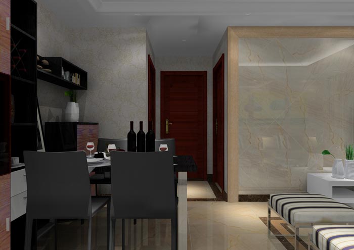 金艾陶家裝:佛山丹灶桂丹頤景園74㎡簡約現(xiàn)代裝修效果鑒賞