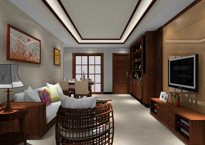 金艾陶家裝:佛山丹灶桂丹頤景園90㎡簡約現(xiàn)代裝修效果鑒賞