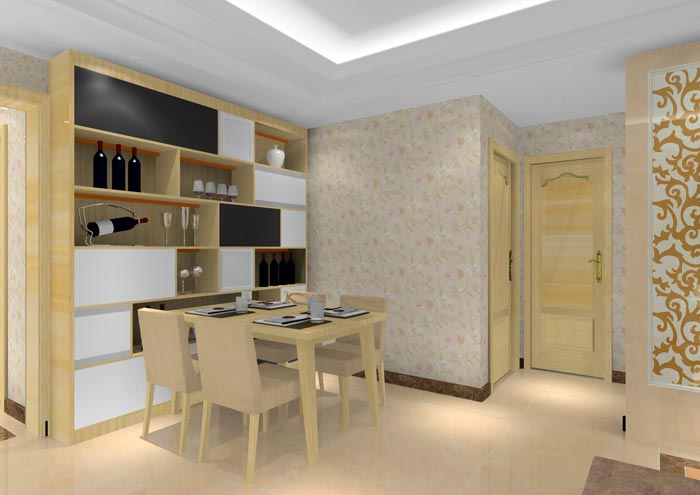 金艾陶家裝:佛山水悅龍灣89㎡現(xiàn)代簡約裝修效果鑒賞