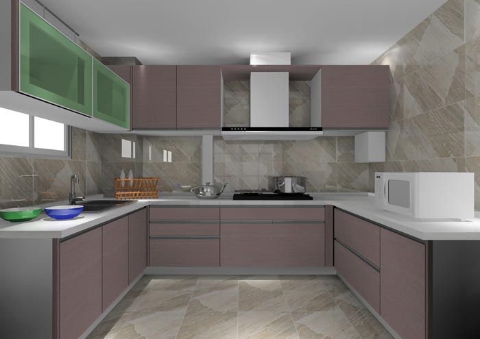 金艾陶家裝:佛山水悅龍灣141㎡簡(jiǎn)歐裝修效果鑒賞