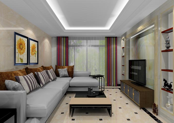 金艾陶家裝:佛山水悅龍灣92㎡的現(xiàn)代風(fēng)格裝修鑒賞