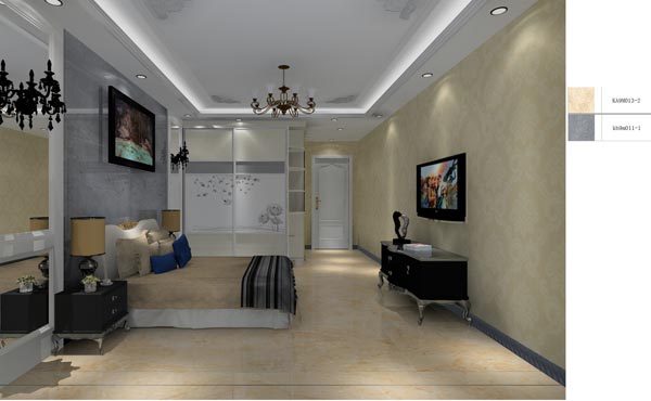 金艾陶家裝:井岡山和諧家園安置小區(qū)130㎡歐式風(fēng)格裝修鑒賞