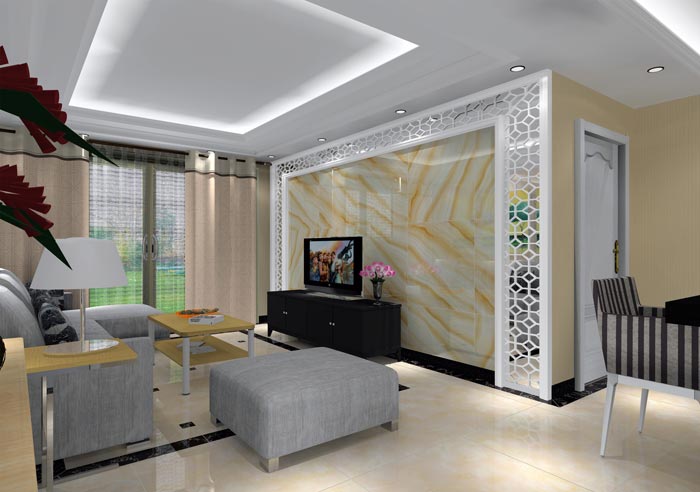 金艾陶家裝:井岡山和諧家園安置小區(qū)130㎡現(xiàn)代風(fēng)格裝修鑒賞