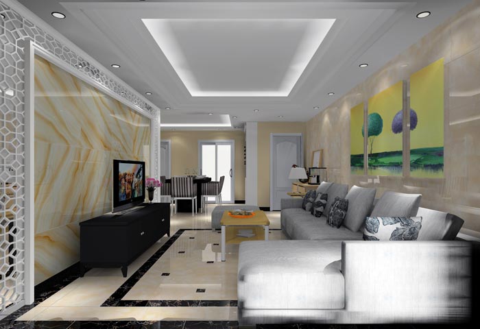 金艾陶家裝:井岡山和諧家園安置小區(qū)130㎡現(xiàn)代風(fēng)格裝修鑒賞