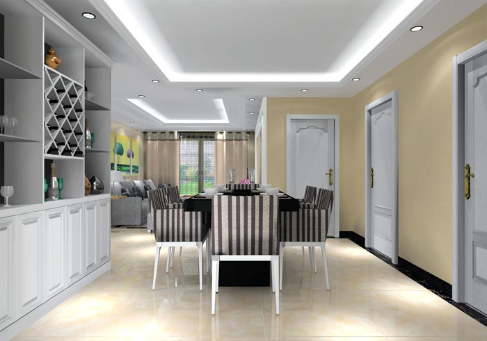 金艾陶家裝:井岡山和諧家園安置小區(qū)130㎡現(xiàn)代風(fēng)格裝修鑒賞