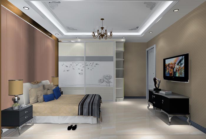 金艾陶家裝:井岡山和諧家園安置小區(qū)130㎡簡歐風格裝修鑒賞