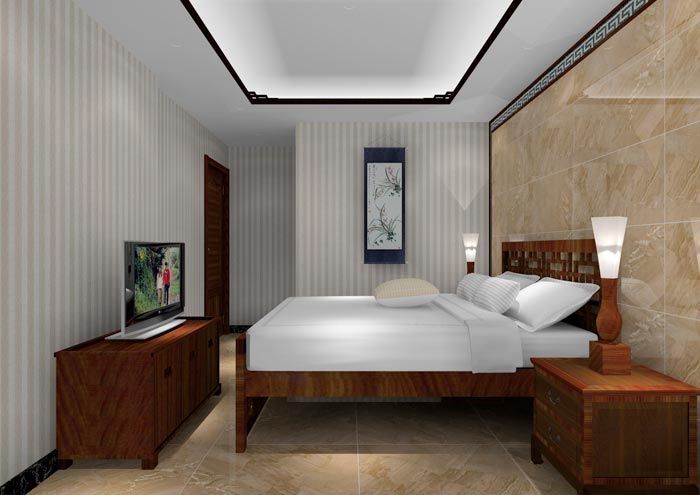 金艾陶家裝：佛山獅山上林苑90㎡中式風格裝修鑒賞