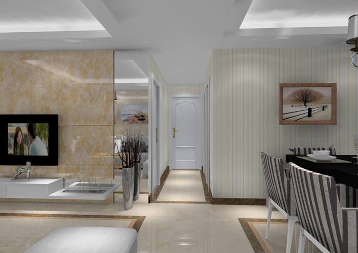 金艾陶家裝：佛山獅山上林苑91㎡簡約風(fēng)格裝修鑒賞