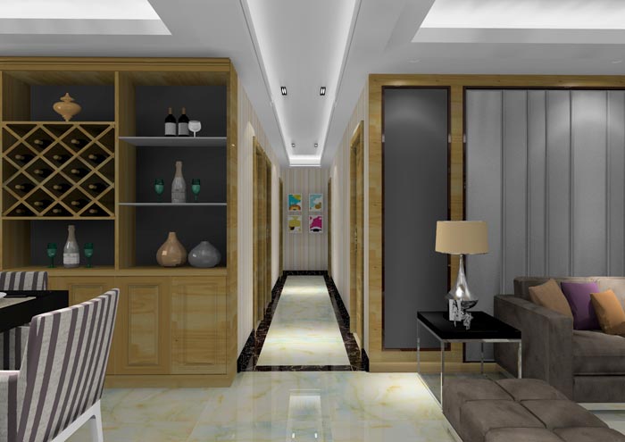 金艾陶家裝:佛山龍湖春江名城113㎡的簡約現(xiàn)代風(fēng)格裝修鑒賞