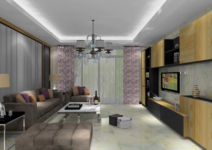 金艾陶家裝:佛山龍湖春江名城113㎡的簡約現(xiàn)代風(fēng)格裝修鑒賞