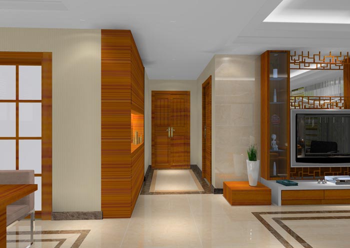 金艾陶家裝:佛山龍湖春江名城99㎡的中式風(fēng)格裝修鑒賞