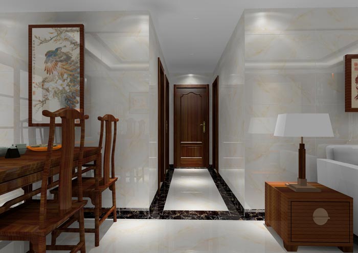 金艾陶家裝:佛山龍湖春江名城98㎡的中式風(fēng)格裝修鑒賞