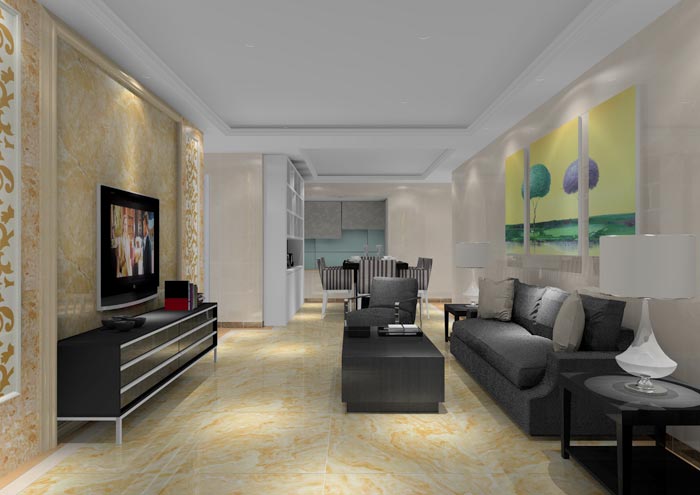 金艾陶家裝:佛山佛山容桂頤澳花園100㎡的現(xiàn)代風(fēng)格裝修鑒賞