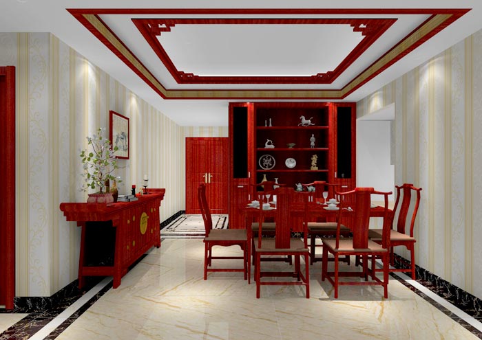 金艾陶家裝：佛山佛山容桂頤澳花園112㎡的中式風(fēng)格裝修鑒賞