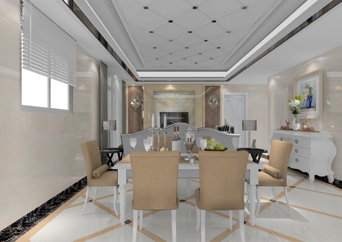 金艾陶家裝：佛山佛山容桂頤澳花園100㎡的歐式風(fēng)格裝修鑒賞