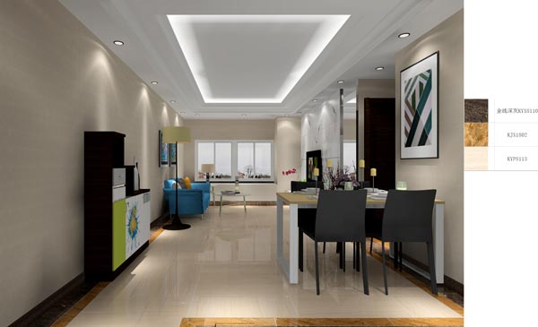 金艾陶家裝：成都時代錦繡59㎡的現代風格裝修鑒賞