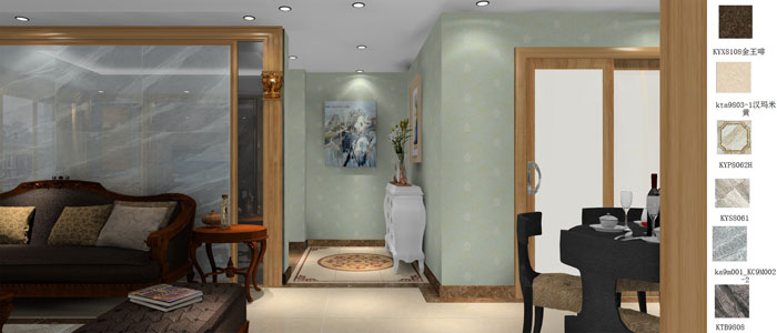 金艾陶家裝：成都中環(huán)豐錦155㎡的歐式風格裝修鑒賞